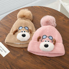 Winter Super Cute Boys and Girls Knitted and Fleece Warm Cap