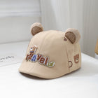 Korean Version Short Brimmed Cute Cartoon Bear Cap For Children