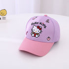 Korean Style Embroidered Cute Hello Kitty Cap for Girls