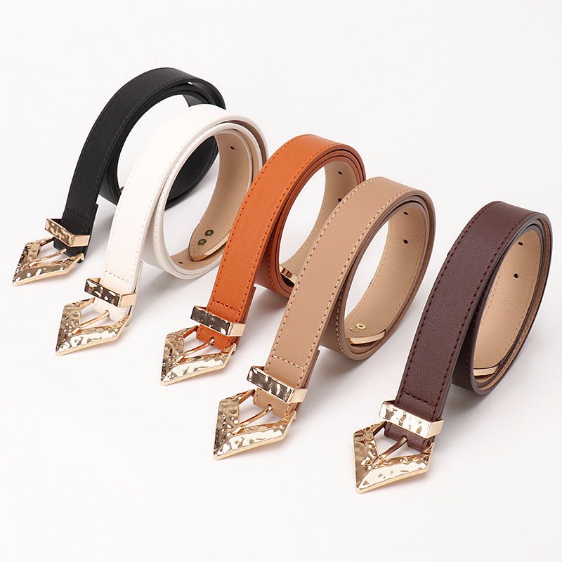 Simple and Cool Alloy Buckle Belt for ladies Jeans Decorated Trouser Belts