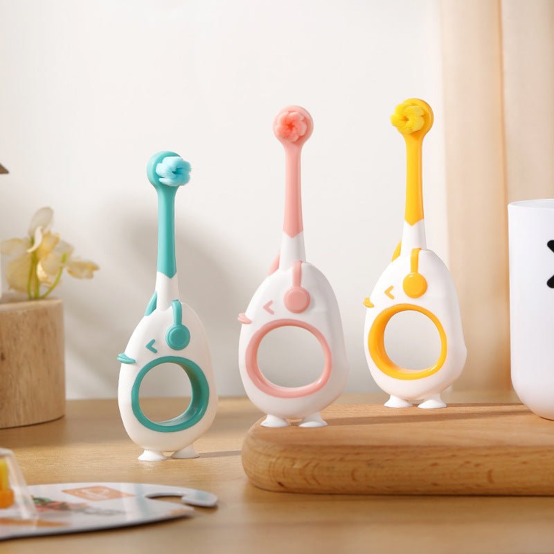 Soften Circular Head Unique Design Toothbrush for Kids