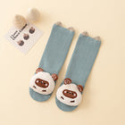 Cute Bear Breathable and Warm Knee Socks with Non-Slippery Pad for Baby