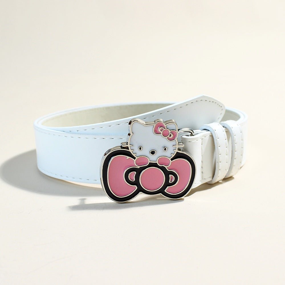 Korean Style Hello Kitty Buckle Wrist Belt for Female