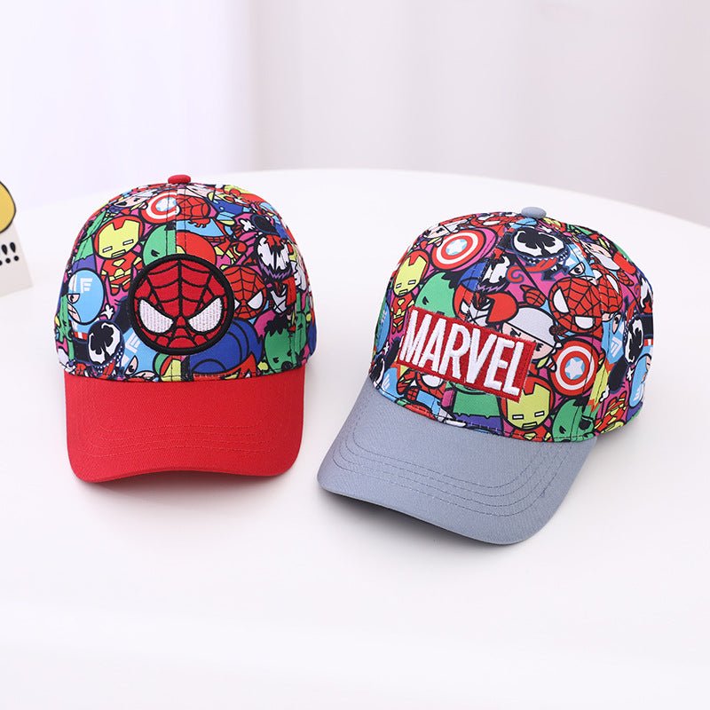 Marvel Series Embroidered Cartoons Comfortable Baseball Cap for Kids