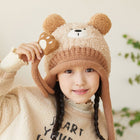 Winter New velvet Inner warm Children's Ear Protection Beanie Hat