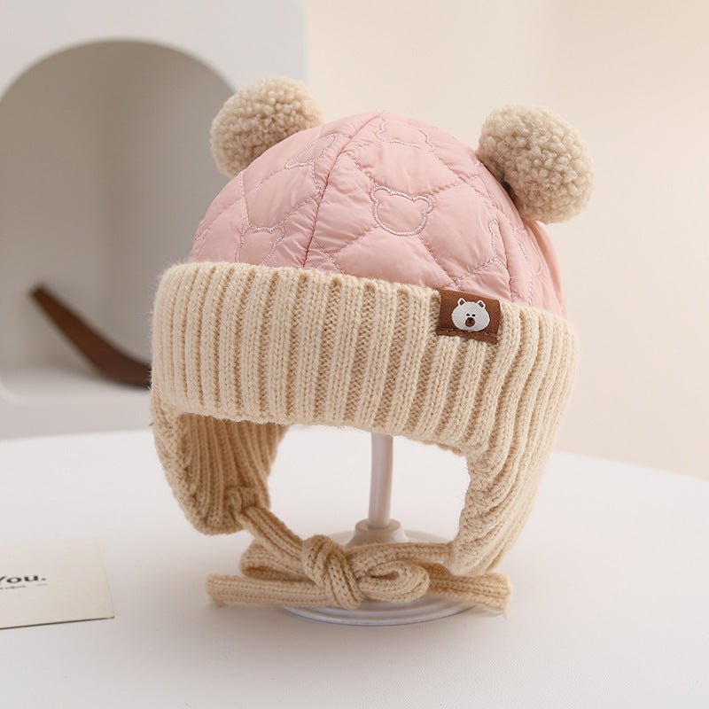 Children's Winter Thick Windproof Plush Cap