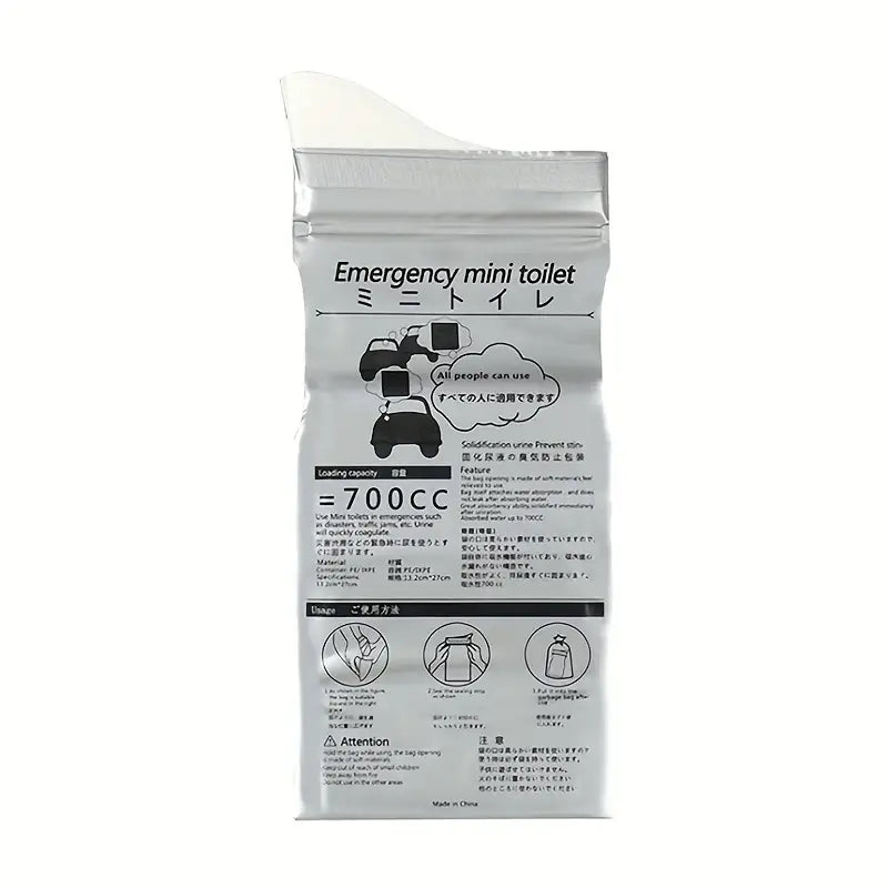 5 Pcs Set Disposable emergency urine bag