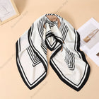 Comfortable & Luxury Striped Korean Version Viscose Scarf