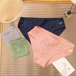 4 Pieces Set Japanese Style Women's Breathable and Comfortable Panties