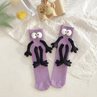 Kids Combed Cotton funny dolls socks