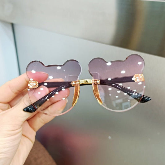 Children Cute Cartoon Kitty Glasses